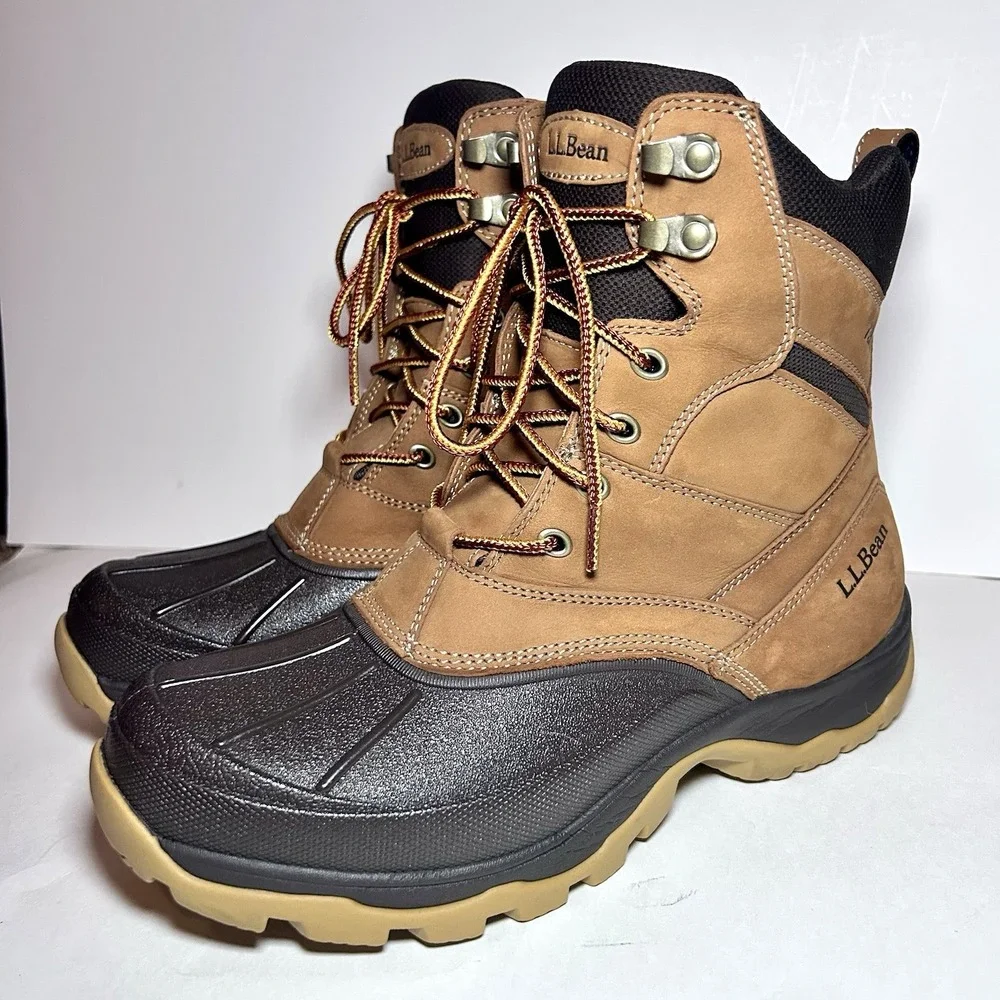 L.L.Bean Tek 2.5 Boots Primaloft Duck Storm Chaser 297726 Hiking Trail Size 9 M